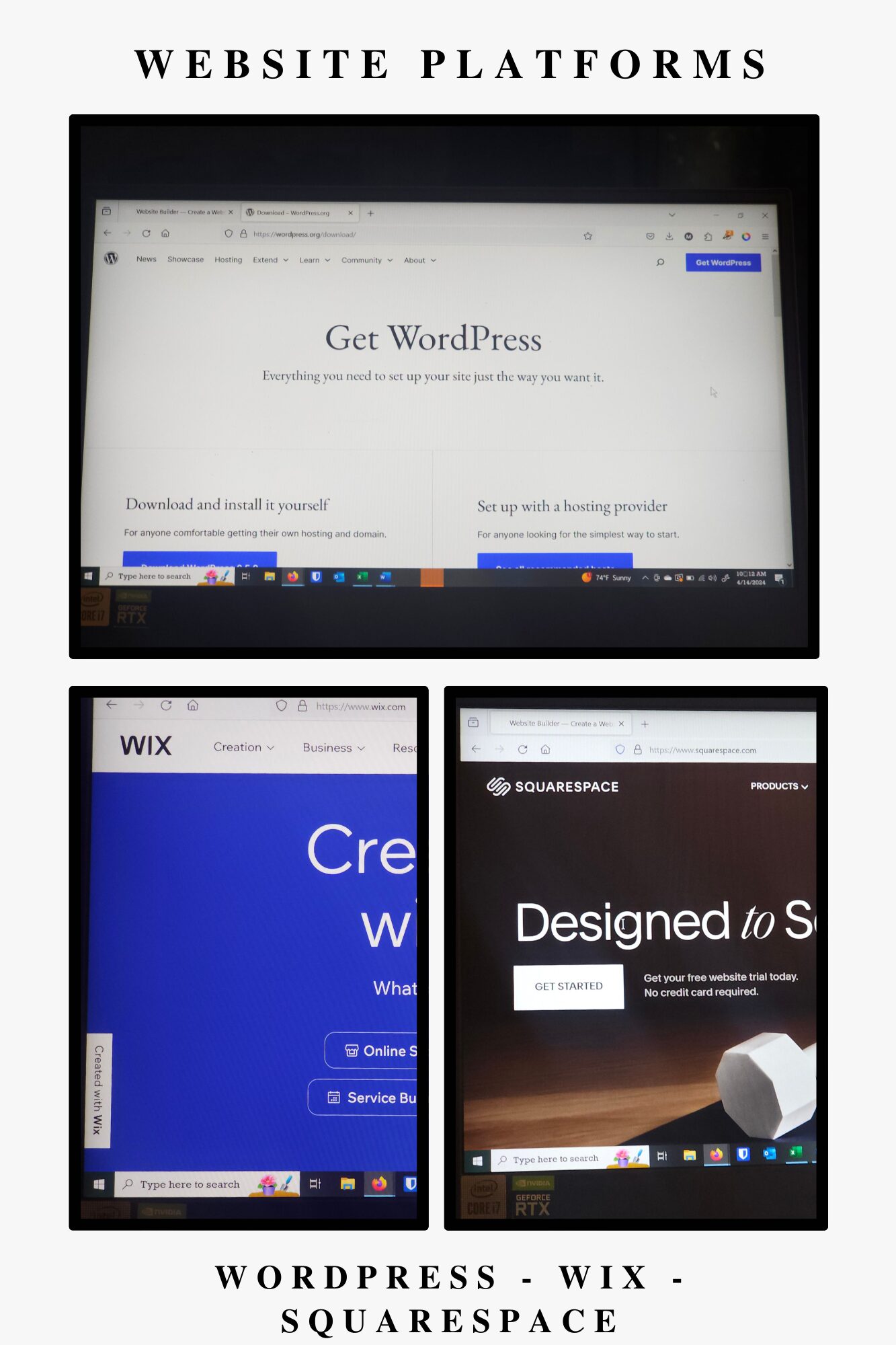 Choosing the Best Website Builder: WordPress, Wix, or Squarespace | Ramp Design Co.