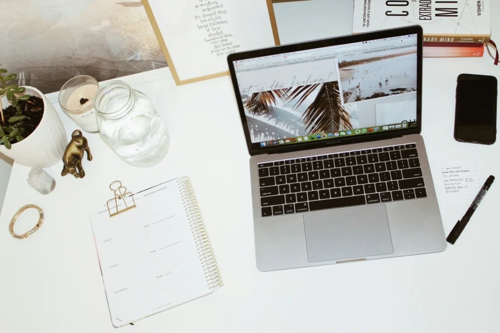Creative Workspace for Small Business Website Planning