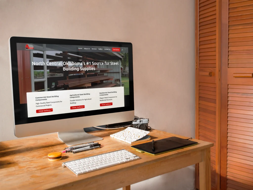 Steel Supply Website Design Example | Ramp Design Co